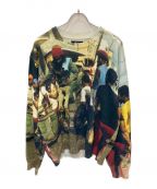 stussyステューシー）の古着「PETER TOSH PRINT SWEATER」｜マルチカラー