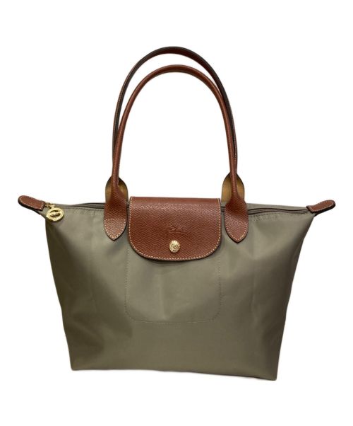 LONGCHAMP（ロングチャンプ）LONGCHAMP (ロンシャン) ハンドバッグ グレーの古着・服飾アイテム