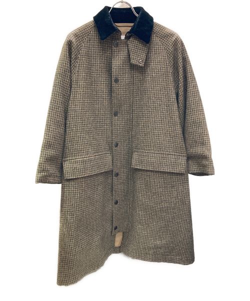 Barbour（バブアー）Barbour (バブアー) ガンクラブチェックコート ブラウン サイズ:8の古着・服飾アイテム