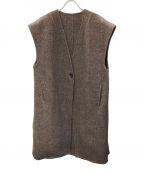 TODAYFULトゥデイフル）の古着「Wool Rever Vest」｜ブラウン