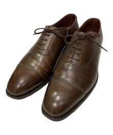 Crockett & Jones（クロケット＆ジョーンズ）の古着「ストレートチップシューズ」｜ブラウン