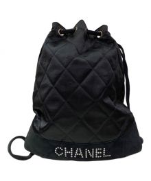 CHANEL（シャネル）の古着「キルティングバッグ」｜ネイビー