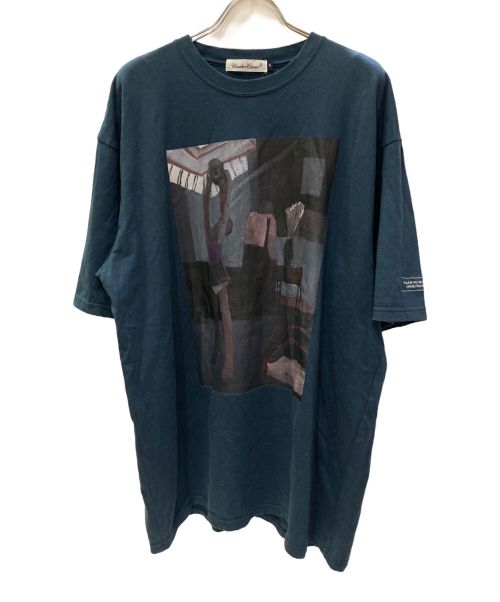 UNDERCOVER（アンダーカバー）UNDERCOVER (アンダーカバー) プリントTシャツ ネイビー サイズ:5の古着・服飾アイテム