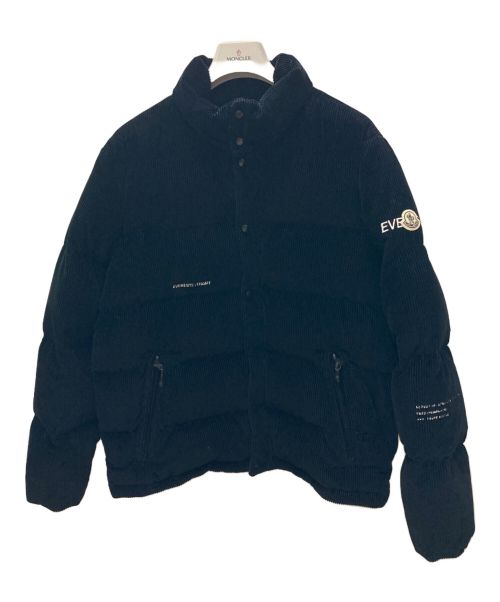 MONCLER（モンクレール）MONCLER (モンクレール) FRAGMENT DESIGN (フラグメントデザイン) コーデュロイダウンジャケット ブラック サイズ:2の古着・服飾アイテム