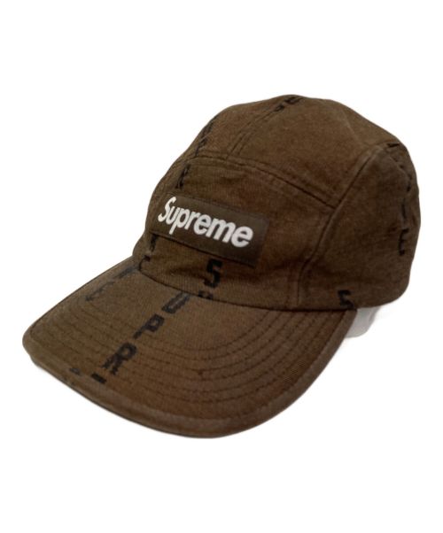 SUPREME（シュプリーム）SUPREME (シュプリーム) キャップ ブラウンの古着・服飾アイテム