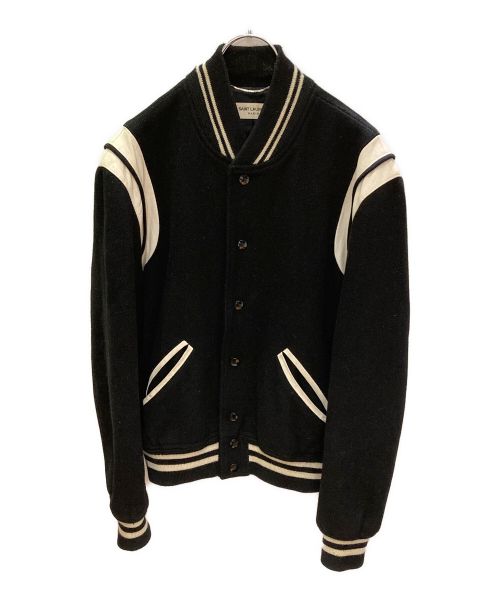 Saint Laurent Paris（サンローランパリ）Saint Laurent Paris (サンローランパリ) Teddy bomber jacket ブラック サイズ:46の古着・服飾アイテム