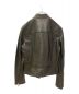 ALL SAINTS (オールセインツ) DALBY TAB NECK LEATHER BIKER JACKET ブラック サイズ:4：17000円