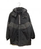 SUPREMEシュプリーム）の古着「PINSTRIPE PANEL SPORTS PARKA」｜ブラック