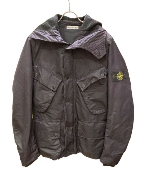 STONE ISLAND（ストーンアイランド）STONE ISLAND (ストーンアイランド) フーデッドジャケット ネイビー サイズ:Lの古着・服飾アイテム