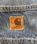 中古・古着 CarHartt (カーハート) ダブルニーデニムペインターパンツ ブルー サイズ:38：13000円