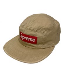 SUPREME（シュプリーム）の古着「ボックスロゴ5パネルキャップ」｜ベージュ