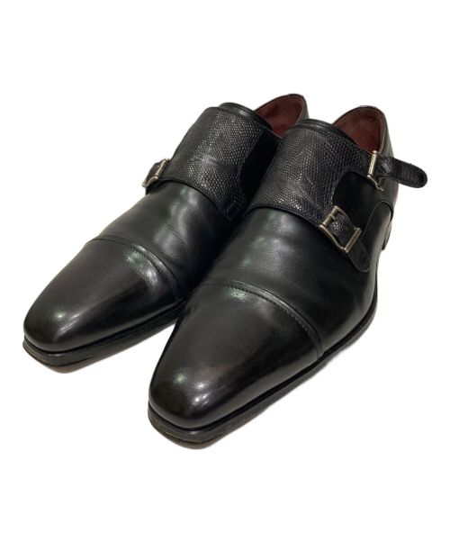 MAGNANNI（マグナーニ）MAGNANNI (マグナーニ) モンクストラップシューズ ブラック サイズ:38の古着・服飾アイテム