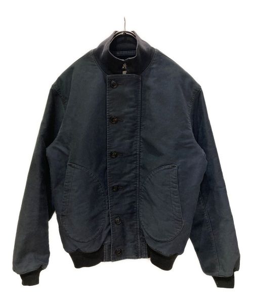 RRL（ダブルアールエル）RRL (ダブルアールエル) N-1デッキジャケット ネイビー サイズ:Mの古着・服飾アイテム