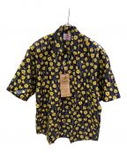 son of the cheese（サノバチーズ））の古着「FLOWER SHIRT」｜ネイビー