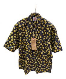 son of the cheese（（サノバチーズ））の古着「FLOWER SHIRT」｜ネイビー