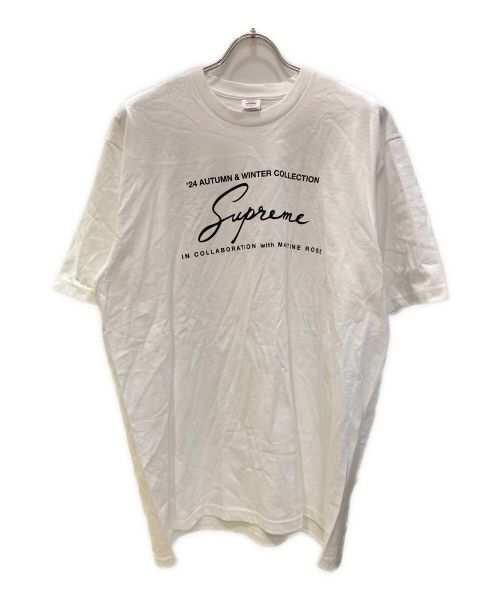 SUPREME（シュプリーム）SUPREME (シュプリーム) MARTINE ROSE (マーティン・ローズ) プリントTシャツ ホワイト サイズ:XLの古着・服飾アイテム