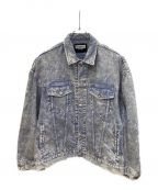 MAISON SPECIALメゾンスペシャル）の古着「Chemical Over Dye Denim PO 3rd Jacket」｜ブルー