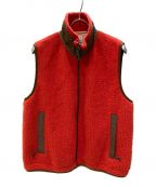 BATONER×GOLDWIN×KAPTAIN SUNSHINEバトナ―×ゴールドウイン×キャプテンサンシャイン）の古着「KNIT BOA VEST」｜レッド