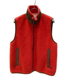 BATONER×GOLDWIN×KAPTAIN SUNSHINE（バトナ―×ゴールドウイン×キャプテンサンシャイン）の古着「KNIT BOA VEST」｜レッド