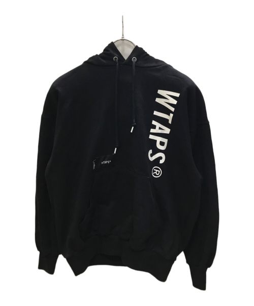 WTAPS（ダブルタップス）WTAPS (ダブルタップス) SIGN HOODY ブラック サイズ:01の古着・服飾アイテム