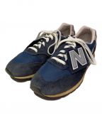 NEW BALANCEニューバランス）の古着「ローカットスニーカー」｜ネイビー