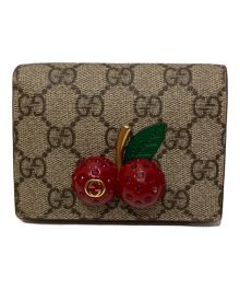 GUCCI（グッチ）の古着「2つ折り財布」｜ベージュ