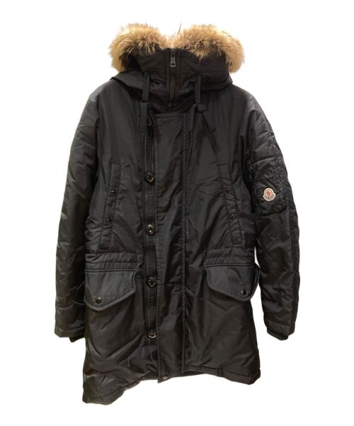 MONCLER（モンクレール）MONCLER (モンクレール) ダウンコート ブラック サイズ:1の古着・服飾アイテム