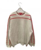 SUPREMEシュプリーム）の古着「back stripe sweater」｜ベージュ