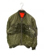 DIESELディーゼル）の古着「J-MARTEN JACKET REVERSIBLE」｜グリーン