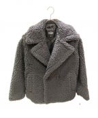 UGGアグ）の古着「Gertrude Short Teddy Coat」｜グレー