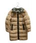 MONCLER（モンクレール）の古着「ダウンコート」｜カーキ×ベージュ