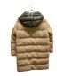 MONCLER (モンクレール) ダウンコート カーキ×ベージュ：130000円