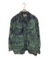 A BATHING APE（アベイシングエイプ）の古着「TIE DYE ARMY JUNGLE FATIGUE SHIRT JACKET」｜グリーン