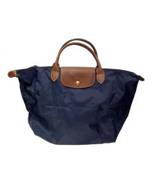 LONGCHAMP（ロンシャン）の古着「ハンドバッグ」｜ネイビー