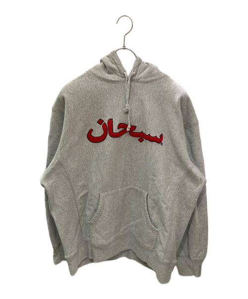 SUPREME（シュプリーム）SUPREME (シュプリーム) Arabic Logo Hooded Sweatshirt グレー サイズ:Lの古着・服飾アイテム