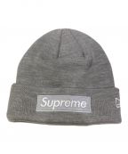 SUPREME×New Eraシュプリーム×ニューエラ）の古着「Box Logo Beanie」｜グレー