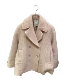 HER LIP TO（ハーリップトゥ）の古着「Odette Wool Blend Coat」｜ピンク