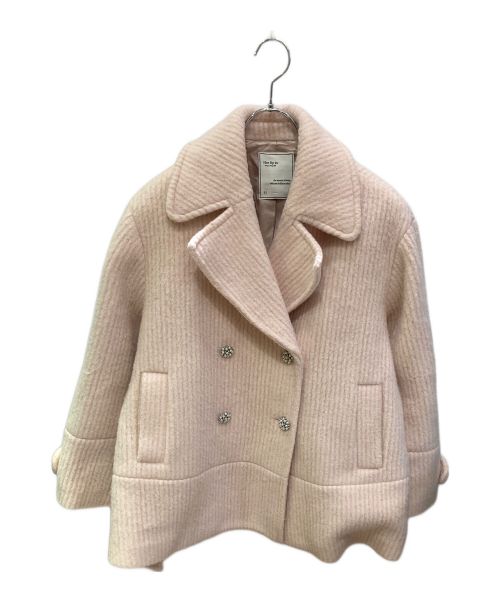 HER LIP TO（ハーリップトゥ）HER LIP TO (ハーリップトゥ) Odette Wool Blend Coat ピンク サイズ:Sの古着・服飾アイテム