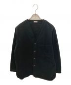 RAKINESラキネス）の古着「Cotton work flannel Happi jacket」｜ブラック