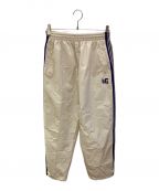 Needles×DC SHOESニードルズ×ディーシーシューズ）の古着「TRACK PANT-POLY RIPSTOP」｜アイボリー×パープル