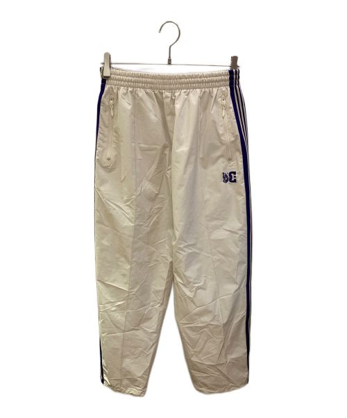 Needles（ニードルズ）Needles (ニードルズ) DC SHOES (ディーシーシューズ) TRACK PANT-POLY RIPSTOP アイボリー×パープル サイズ:XSの古着・服飾アイテム