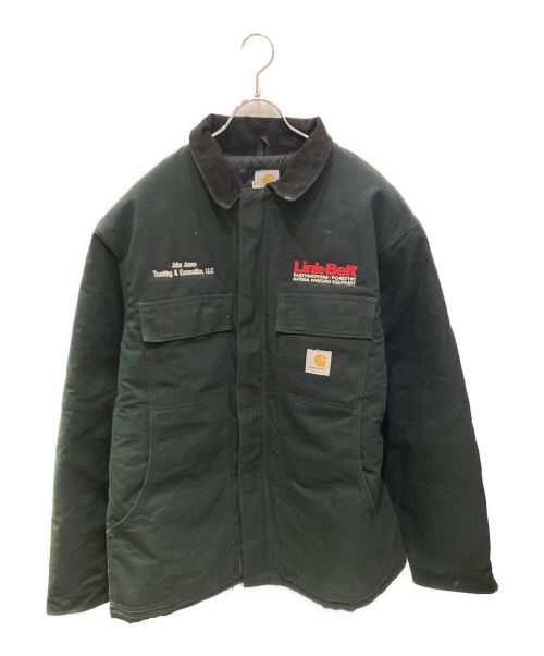 CarHartt（カーハート）CarHartt (カーハート) 企業ロゴトラディショナルコート ブラック サイズ:46の古着・服飾アイテム