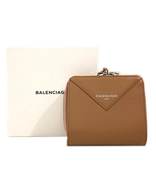 中古 古着通販 Balenciaga バレンシアガ 2つ折り財布 ベージュ Paper Za Billfold 参考価格62 000円 税 6310 Z 5555 ブランド 古着通販 トレファク公式 Trefac Fashion