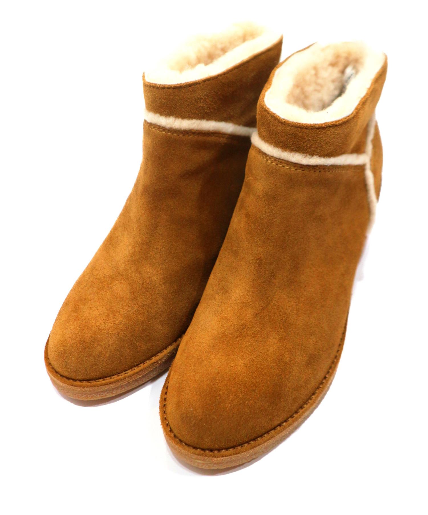 中古 古着通販 Ugg アグ ヒールブーツ キャメル サイズ 24 Kasen