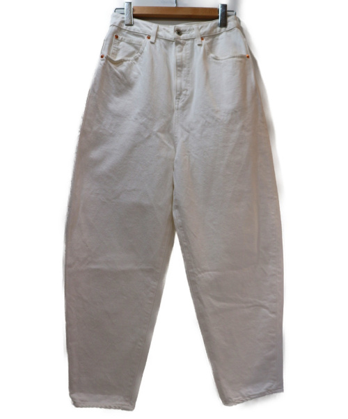 中古 古着通販 Nagonstans ナゴンスタンス ワイドテーパードデニムパンツ ホワイト サイズ 38 Oval Jeans 19ss 完売アイテム ブランド 古着通販 トレファク公式 Trefac Fashion