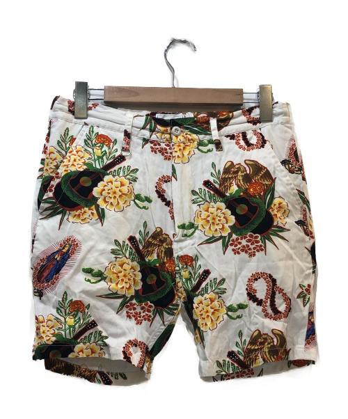 中古 古着通販 Crimie クライミ アロハショーツ ホワイト グリーン サイズ S Aloha Rob Shorts ブランド 古着通販 トレファク公式 Trefac Fashion