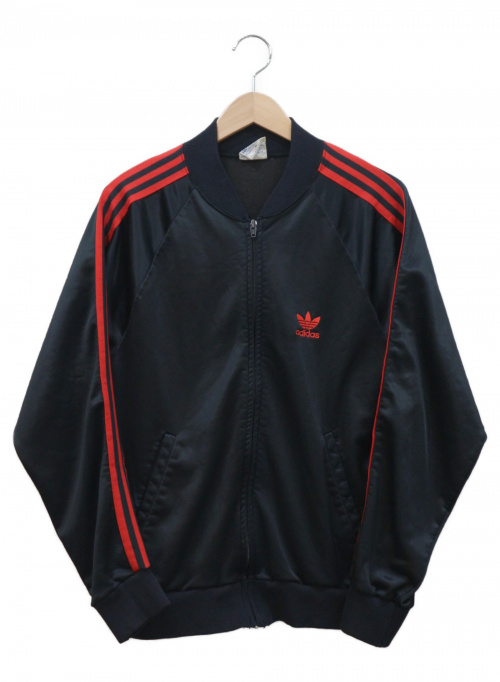 中古 古着通販 Adidas Originals Atp アディダスオリジナルスatp 古着 ヴィンテージトラックブルゾン ブラック レッド サイズ M Keyrolanタグ 70s Usa製 希少カラー ブランド 古着通販 トレファク公式 Trefac Fashion