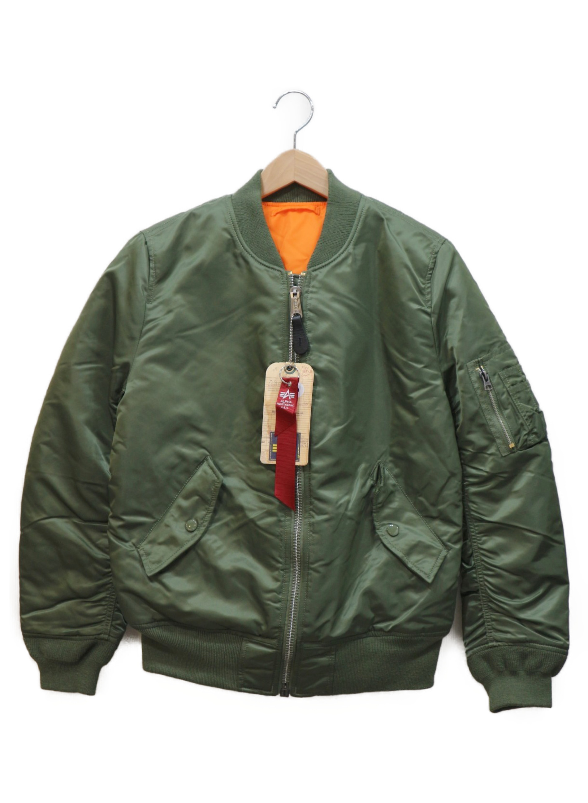 中古 古着通販 Alpha アルファ Ma 1ジャケット グリーン サイズ M Ma 1 Jacket ブランド 古着通販 トレファク公式 Trefac Fashion