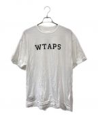 WTAPSダブルタップス）の古着「ロゴプリントTシャツ」｜ホワイト