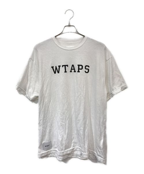 WTAPS（ダブルタップス）WTAPS (ダブルタップス) ロゴプリントTシャツ ホワイト サイズ:Ⅹ 02の古着・服飾アイテム